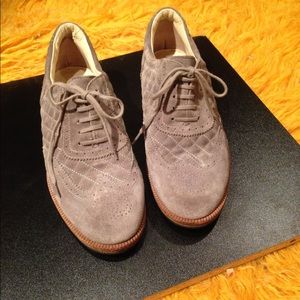 CHANEL GREY OXFORDS